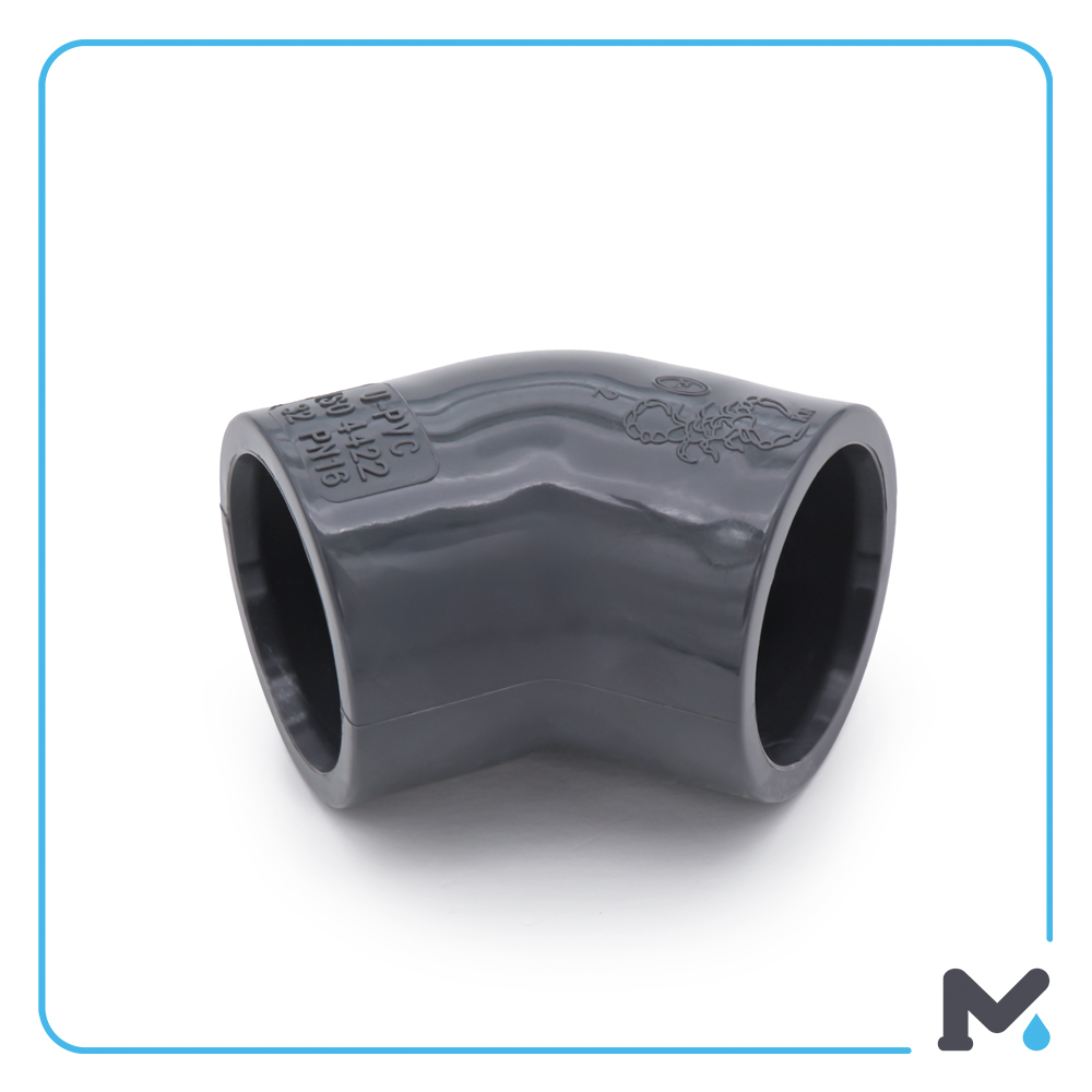 PVC ELBOW 45° [PR PN16]